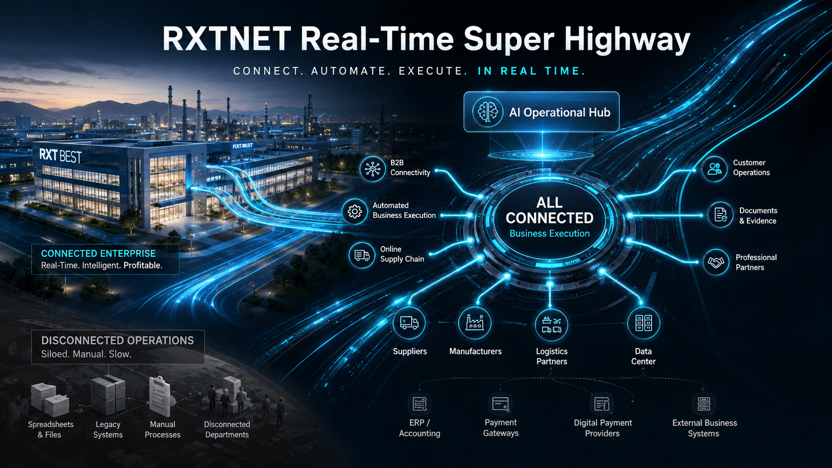 RXTNET real-time business execution infrastructure